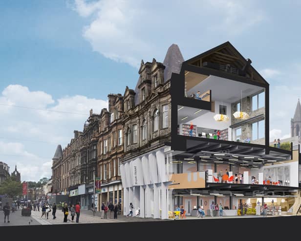 Using the power of CGI technology - take a look inside of the central Paisley library ahead of its opening
