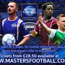 Scottish Masters Football returns to Braehead Arena on Saturday, September 9th