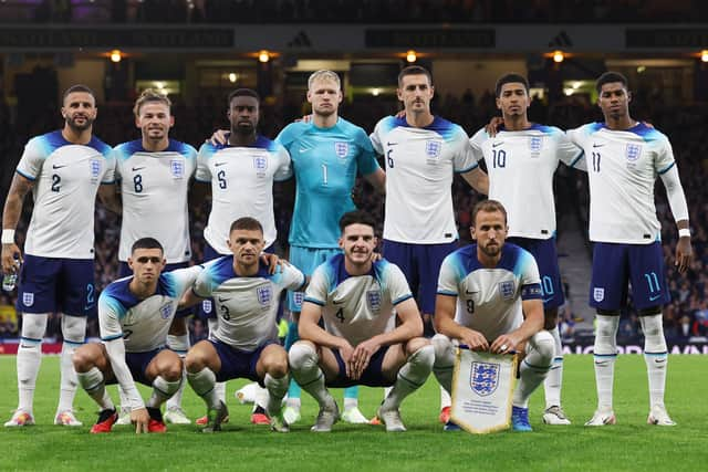 The English national anthem was drowned out at Hampden Park (Image: Getty Images)