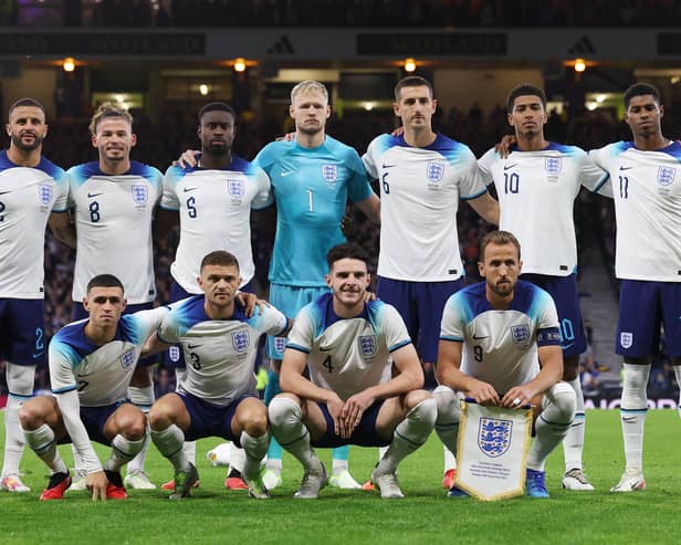 The English national anthem was drowned out at Hampden Park (Image: Getty Images)