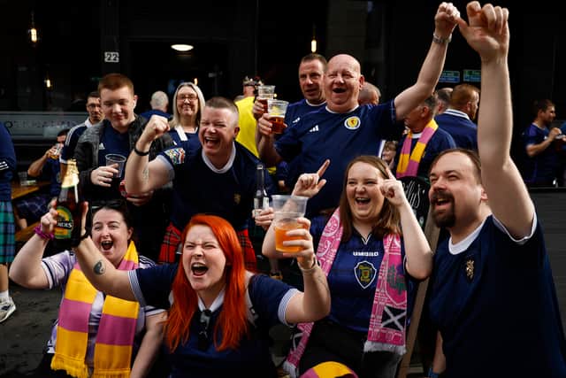 Scotland fans were out in force on Tuesday night (Image: Getty Images)