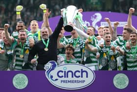 Ange Postecoglou guided Celtic to an historic treble last season. (Getty Images0