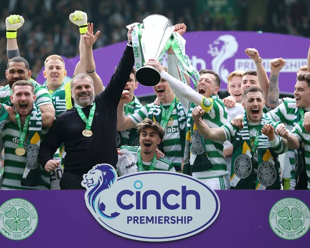 Ange Postecoglou guided Celtic to an historic treble last season. (Getty Images0