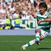 Celtic’s Jota in action during Scottish Cup final against Inverness