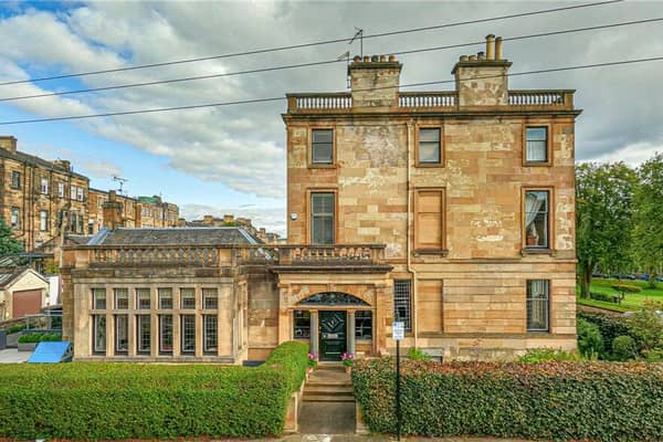 The unique Hyndland home has been listed for sale for £1.15m, and boasts it’s own postcode.