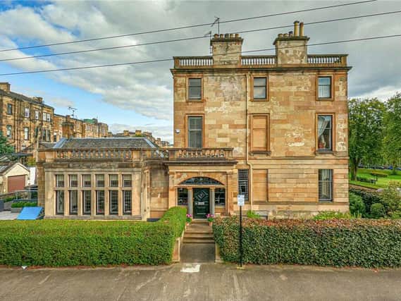The unique Hyndland home has been listed for sale for £1.15m, and boasts it’s own postcode.