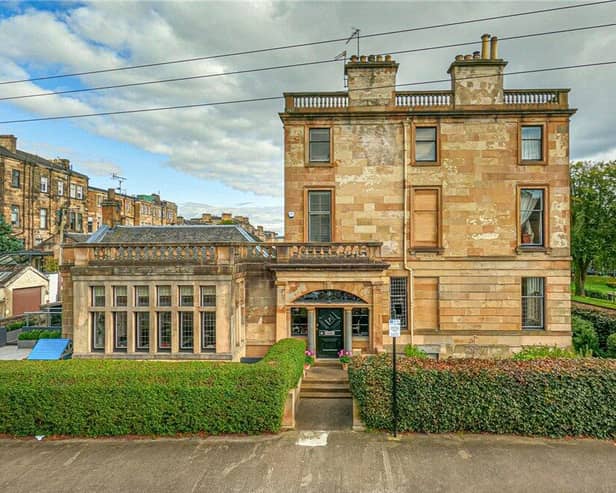 The unique Hyndland home has been listed for sale for £1.15m, and boasts it’s own postcode.