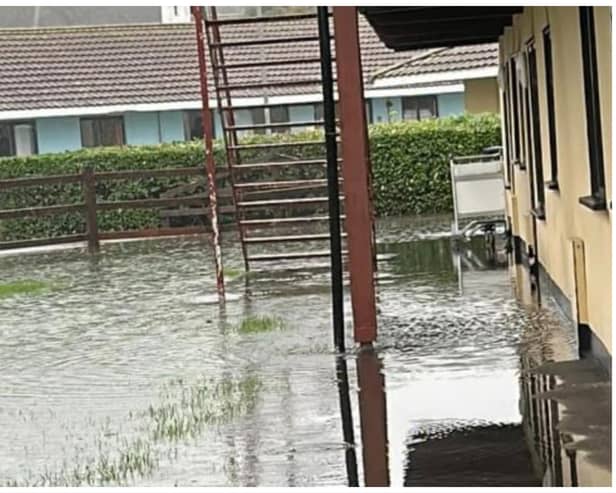 ‘Absolute carnage’ at Butlin’s as flooding shuts down resort all week. (Photo: Helen Harris (@HEHarris68 on X)) 
