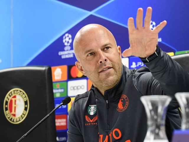 Feyenoord's head coach  Arne Slot