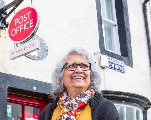 Nazra Alam co-managed to Sanquhar Post Office since 2015 (SWNS)