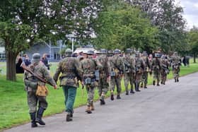 Eastern Front Living History Group’s battle re-enactments at the popular 1940s festival.