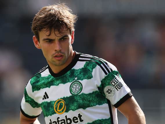 Matt O’Riley scored a late winner to see Celtic claim all three points away to Motherwell (Pic: Getty) 