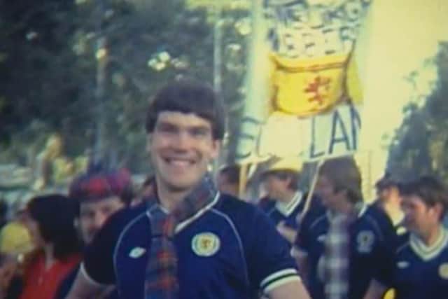 Raw and remarkable films – shared widely for the first time – show what it was like to travel and support Scotland from the terraces at a time before mobile phones (Credit: Story Shop)