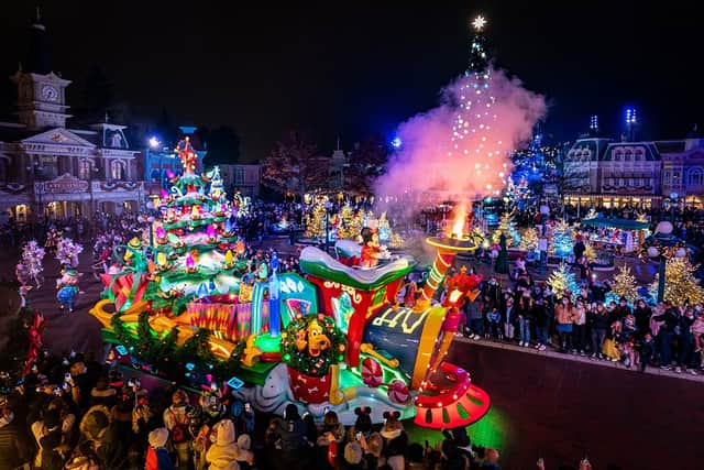 Disneyland Paris is well known for being a magical location at Christmas time