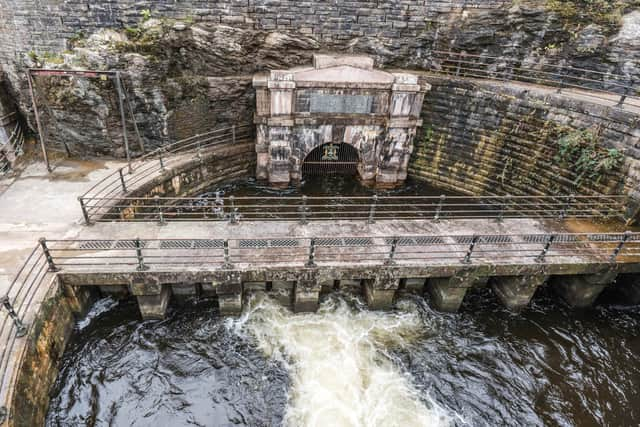 The Loch Katrine Water Works takes the natural water of Loch Katrine from the lower highlands straight down into Mugdock Reservoir, and then into the city of Glasgow.