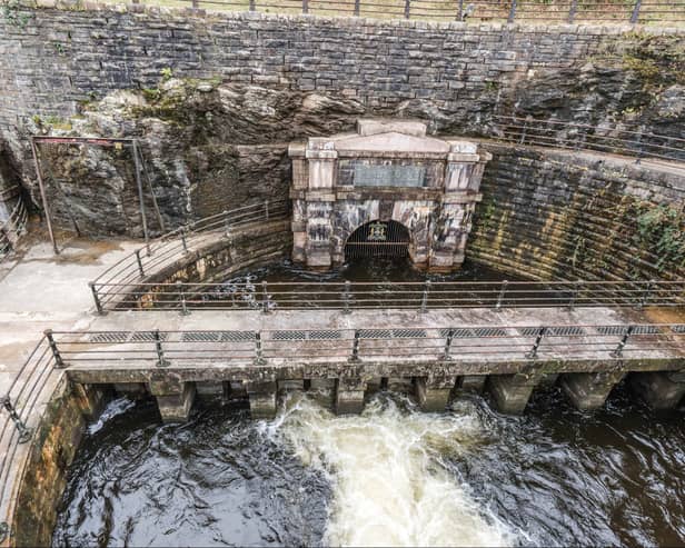 The Loch Katrine Water Works takes the natural water of Loch Katrine from the lower highlands straight down into Mugdock Reservoir, and then into the city of Glasgow.