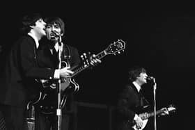 The Beatles perfomed at the Odeon Theatre in Glasgow in 1964.  