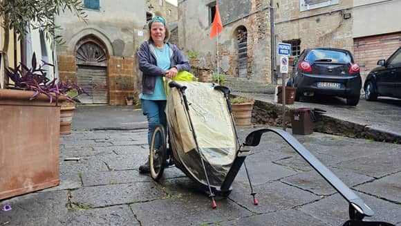 Geraldine McFaul walked over 2,000 miles from Glasgow to Rome in six months