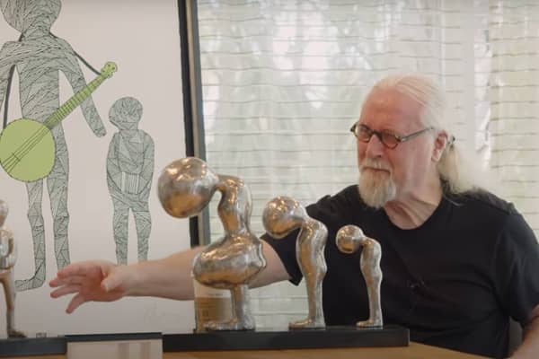 Billy Connolly is back with new sculptures of his artwork