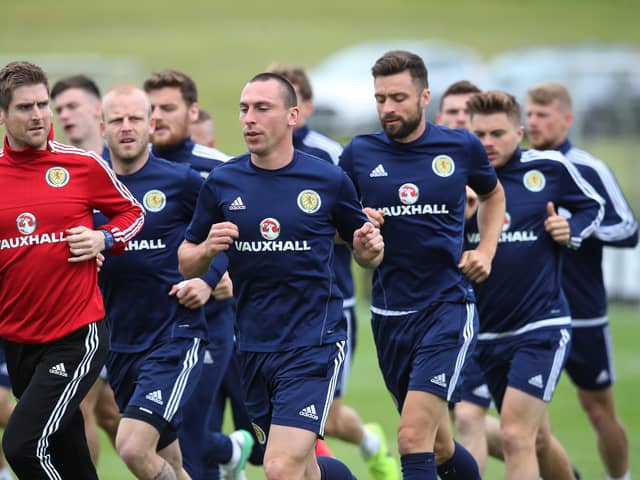 Scott Brown has heaped praise on manager Steve Clarke after a successful qualification campaign. (Getty Images)