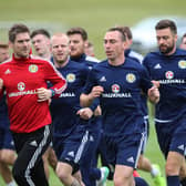 Scott Brown has heaped praise on manager Steve Clarke after a successful qualification campaign. (Getty Images)