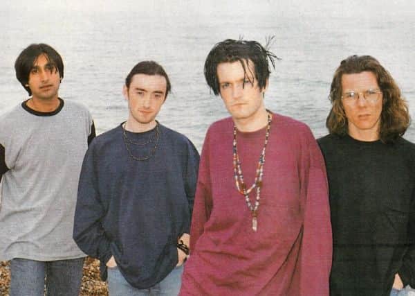 The Soup Dragons back in the day - the band emerged from Bellshill after Sushil K. Dade (far left) put a notice up in McCormack’s Musical Instrument Shop on Bath Street.