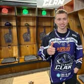 Celtic defender Alistair Johnston was invited to a Glasgow Clan match (Image: Glasgow Clan)