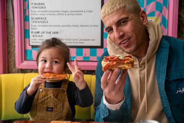 Kids can get a £1 slice of pizza at the new pizza shop, Civerinos in Finnieston