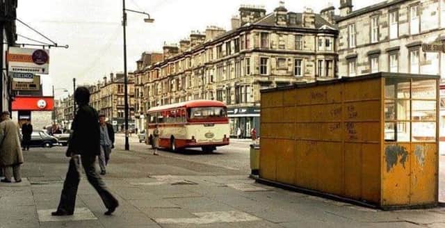 Victoria Road in Govanhill during the 1970's