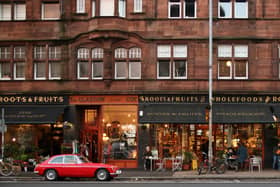 Roots Fruits & Flowers is one of the best independent shops to visit in Glasgow during this festive season 