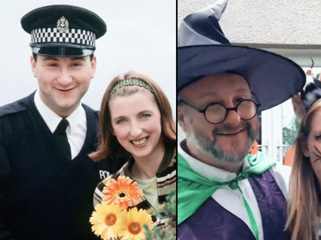 The pair look nearly unrecognisable 20 years later!