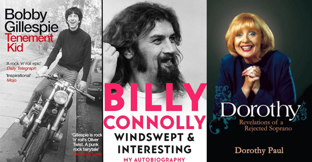 These are some of the best celebrity autobiographies from Glasgow for Christmas 