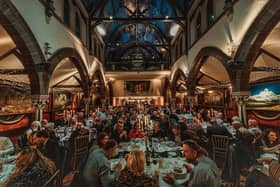 Enjoy Christmas Day dining in the stunning auditorium at Oran Mor with a three course meal being served at £74.95 per adult and £24.95 per child.