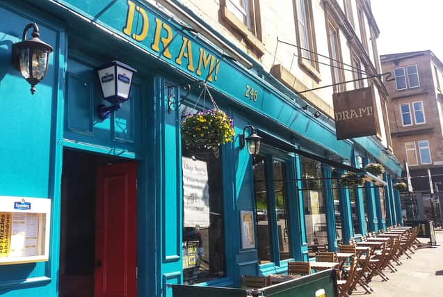 Dram! is one of a number of pubs which is currently for sale in Glasgow. 