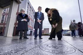 A new plaque was unveiled at the University of Glasgow 