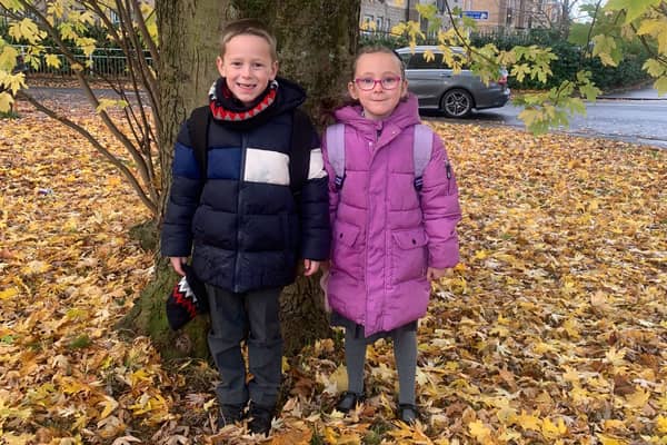 Charlie and Ella will run the Santa Dash with Beatson Cancer Charity this year for their Gran who diagnosed with cancer.
