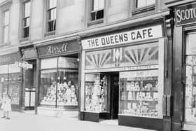 The new shop front of The Queen's Cafe on Victoria Road is one of the many photos which show the changing face of Glasgow's Southside 