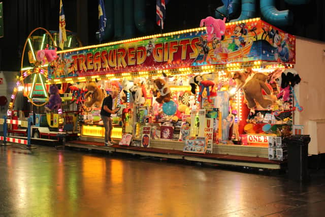 One of Kevin Carters stalls at the Irn-Bru Carnival, Treasured Gifts