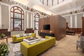 The lounge suite inside the AC Hotel Glasgow  labelled its ‘masterpiece'