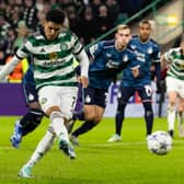 Celtic's Luis Palma scores a penalty to make it 1-0 against Feyenoord