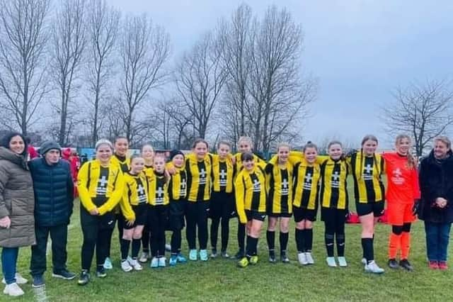 Four local councillors attended the historic occasion as Bellshill Athletic fielded their first-ever women's team.