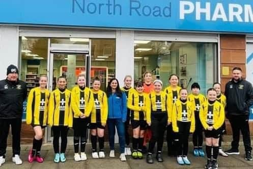 Bellshill Athletic's first-ever female football team played their inaugural match against St Cadocs on November 26th.