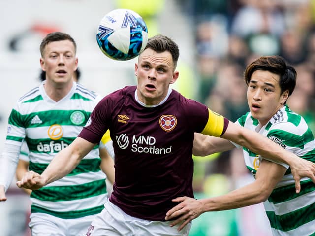 Hearts captain Lawrence Shankland has been tipped for a move to Celtic.