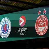 A general view of Hampden Park during the Viaplay Cup Final match between Rangers and Aberdeen