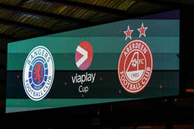 A general view of Hampden Park during the Viaplay Cup Final match between Rangers and Aberdeen