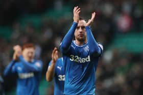 Danny Wilson of Rangers applauds the fans after the Scottish Premier League (Pic: getty)