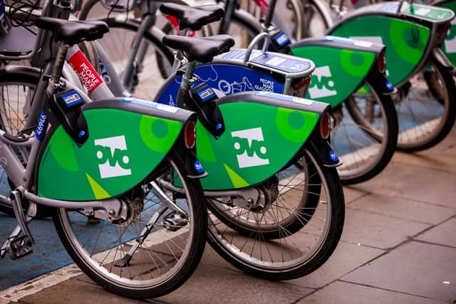 Over 2,000 people rented bikes a day in Glasgow during the month of August in 2023.