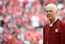 Bayern Munich's Honorary President and German football legend Franz Beckenbauer