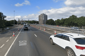 A section of the M8, including a slip road, is set to close overnight for 12 nights this month