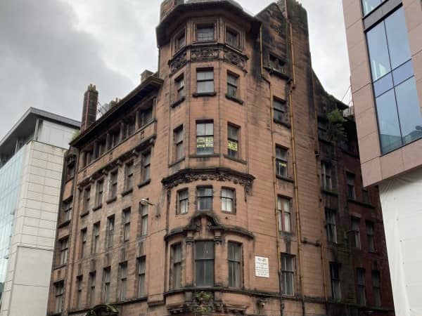 The tall five-storey building in the city centre was marketed for sale in 2022 but the deadline has now passed. The Robertson Street building continues to deteriorate and there are several issues with decay and dampness. 